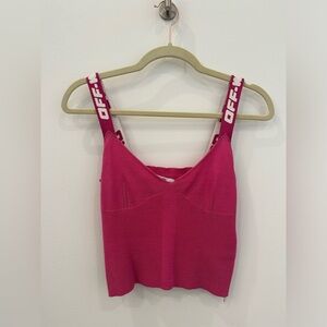 Off White logo band tanktop